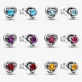 Winter 925 Silver Earrings Birthday Christmas Gift Brincos
