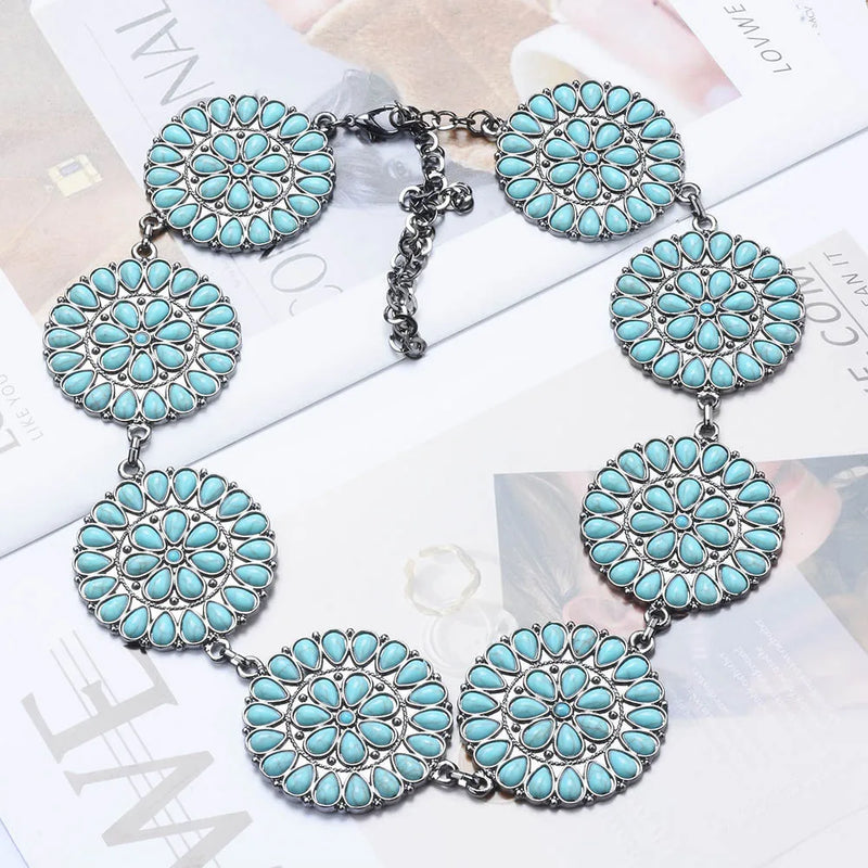 Indian Ethnic Statement Big Choker Necklace Women Bohemian