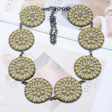 Indian Ethnic Statement Big Choker Necklace Women Bohemian