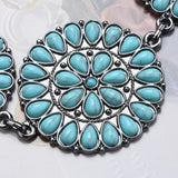 Indian Ethnic Statement Big Choker Necklace Women Bohemian
