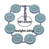 Indian Ethnic Statement Big Choker Necklace Women Bohemian