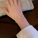 Pearl Butterfly Bracelet All-match Female Jewelry Gift