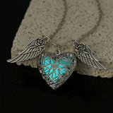 Angel Wings Luminous Necklace Halloween Gift for Women Men