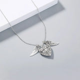 Angel Wings Luminous Necklace Halloween Gift for Women Men