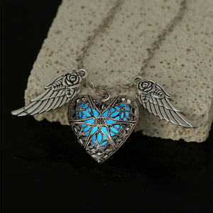 Angel Wings Luminous Necklace Halloween Gift for Women Men