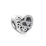 Skull Love Snake Star 925 Silver Diy Beads Fit Charms Bracelet