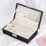 Portable Travel Jewelry Box Display Case Gift Hot