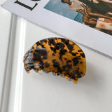 Korea 8.7cm Plaid Checker Claw Clip for Woman