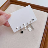 Small Senior Geometric Asymmetric Stud Earrings