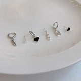 Small Senior Geometric Asymmetric Stud Earrings