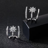 Crystal Stud Earrings Dainty Women Girls Party Wedding Jewelry