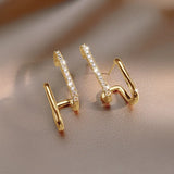 Crystal Stud Earrings Dainty Women Girls Party Wedding Jewelry