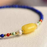 Lapis Lazuli Stone Bead Bracelets for Women Girls
