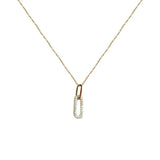 Geometric Rectangle Choker Silver 925 Necklace for Women's