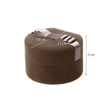 Flannel Ring Box Jewelry Organizer Box Necklace Earring Rings Storage Case