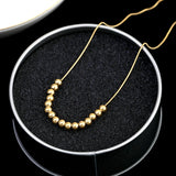 Metal Ball Pendant Stainless Steel Necklace Jewelry Party Accessory