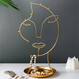 Metal Jewelry Display Rack Storage for Rings Necklace Trinket