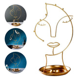 Metal Jewelry Display Rack Storage for Rings Necklace Trinket