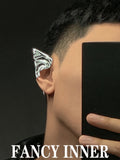 Silver Elf Punk Ear Clip Earrings Unisex