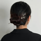 Metal Flower Hairpin Chinese Hair Sticks DIY Hairstyle Accessories