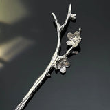 Metal Flower Hairpin Chinese Hair Sticks DIY Hairstyle Accessories