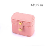 Mini Jewelry Organizer Travel Case Earrings Ring Storage Box