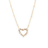 Mother's Heart Crystal Choker Necklace for Women