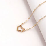 Mother's Heart Crystal Choker Necklace for Women