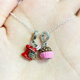 Sunflower Love Bead Pendant Charms Silver 925 Bracelet Necklace DIY