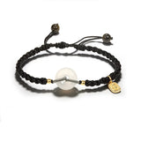 Hetian Jade Pearls Black/Pink Couple Bracelets YBR739