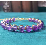 Natural Stone Beads Bracelet Bangle Women Lucky Friendship Couple Charm Jewelry