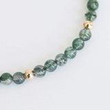 Natural Stone Crystal Beads Bracelets Hand Braided Rope String Jewelry