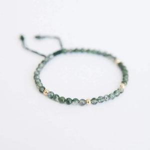 Natural Stone Crystal Beads Bracelets Hand Braided Rope String Jewelry