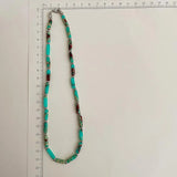 Green Stone Beads Choker Necklace for Women