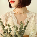 Niche Chain Freshwater Pearl Necklace for Women