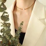 Niche Chain Freshwater Pearl Necklace for Women