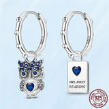 925 Silver Aircraft Camera Earrings Women Jewelry Gift