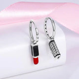 925 Silver Aircraft Camera Earrings Women Jewelry Gift