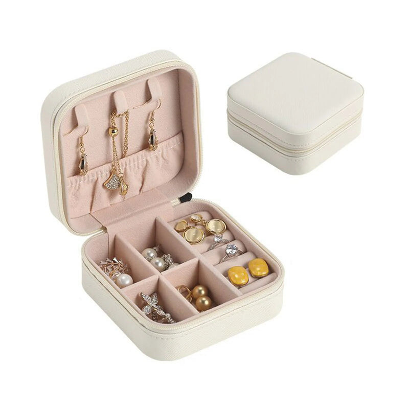 Multicolor Velvet Jewelry Organizer Box