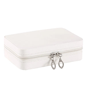 PU Leather Earrings Jewelry Storage Necklace Box