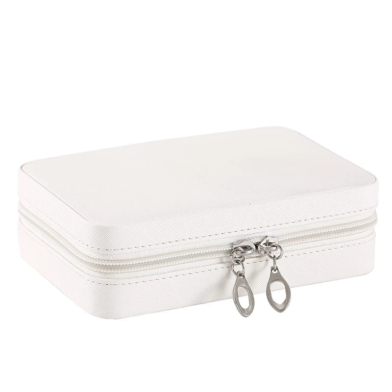 PU Leather Earrings Jewelry Storage Necklace Box