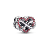 925 Sterling Silver Bracelet with Silver Beads and Tigger Globe Pendant