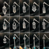 Hollow Flower Tassel Hairpin Ethnic Style All-match Jewelry Gift