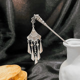 Hollow Flower Tassel Hairpin Ethnic Style All-match Jewelry Gift
