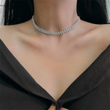 Rhinestone Choker Necklaces for Women Crystal Jewelry