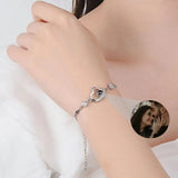 Personalized Heart Shape Projection Bracelet