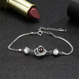 Personalized Heart Shape Projection Bracelet