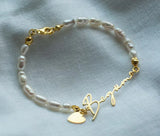Name Bracelet Freshwater Pearls Women Jewelry Gift