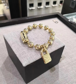 925 Silver String Bracelet with Charm