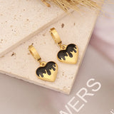 925 Silver Heart Lovely Bear Earring8 Pearl Jewelry For Women